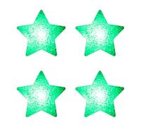 KAHDGSS Star Lights, Paquet de 4, en Plastique, Green Green Light | Effet lumineux pour la décoration de la maison, les événements de célébration et les décorations de fête, les