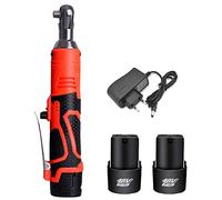 Kahdsvby Clé éLectrique Sans 18V de CléS à Cliquet Perceuse D'Angle Tournevis Outil de RéParation Automatique Prise UE