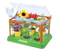 KAHEIGN Kit de Culture de Plantes pour Enfants, Mini-Serre pour Enfants Kit de Culture de Fleurs avec Système D'irrigation Amélioré - Cadeau de Jardinage Éducatif(GRAINES et LUMIÈRE Non INCLUSES)