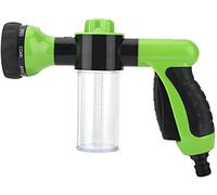 KAHEIGN Pulvérisateur De Mousse De Tuyau D'arrosage, 8 Motifs Buses Haute Pression Pulvérisateur D'arrosage Distributeur De Savon Avec Réservoir De Savon Pour Lavage Voiture Animaux Compagnie Douche