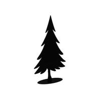 Kaheku Arbre décoratif Elvor noir 15 cm