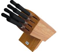 KAI 6799 'Wasabi Black' Bloc à couteaux avec 8 couteaux différents, naturel/noir/argent, 9 pièces (1 set)