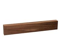 KAI Bande magnétique en noyer pour le rangement des couteaux - bois de haute qualité pour la cuisine - dimensions 39 x 6,5 x 3 cm - bande pour planche magnétique en bois pour la cuisine