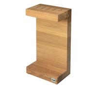 KAI Bloc à couteaux en C DM-0803 – Chêne 17 x 10 x 30 cm pour 5 couteaux, naturel, 1 pièce