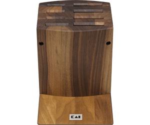 KAI DM-0810 Bloc à couteaux 'Shun', bois de noyer, pour 8 couteaux, non équipé, démontable (1 pièce)