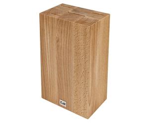 KAI DM-0819 Bloc à couteaux Shun Cube, bois de hêtre, pour 5 couteaux, non équipé (1 pièce)