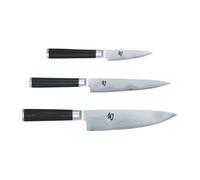 KAI Ensemble de couteaux 3 pièces Kai Shun Classic Chrome-noir