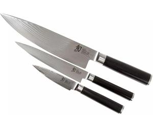 KAI Ensemble de couteaux DM-0700 + DM-0701 + DM-0706 Shun Classic Set DMS-300