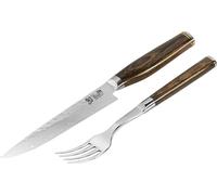 KAI Ensemble de couverts fourchette + couteau à steak Shun Tim Mälzer TDM-0907