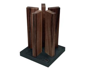 KAI Messerblock "Stonehenge", Granit/Walnuss STH-4
