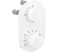 Mexen Kai robinet thermostatique bain-douche à 3 sorties, blanc - 77602-20 421 5907709119086