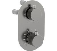 Kai mitigeur thermostatique douche/baignoire 3 sorties, graphite (77602-66)