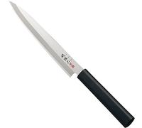 KAI Seki Magoroku Kinju et Hekiju Yanagiba gaucher 21,0 cm de longueur de lame - 8A solide & SUS420J2 - 58 & 56 (±1) HRC - artisanal - Pakkawood & plastique PP - Couteau à poisson - Fabriqué au Japon