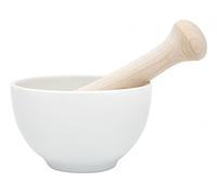 KAI Select Mortier Japonais avec Pilon en Hêtre - bol en porcelaine dimensions 10,2 x 6,2 cm"