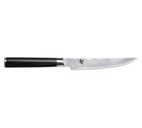 KAI Shun Classic Couteau à steak japonais damassé avec lame de 12 cm, 32 couches, noyau VG MAX - 61 (±1) HRC, manche en bois Pakka, fabriqué au Japon, couteau à griller, couteau de table forgé