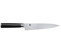 KAI Shun Classic Couteau de Filetage Flexible Japonais 18 cm Longueur de Lame - Acier AUS-8A - Manche en Pakkawood - Fabriqué au Japon - Couteau de Filetage Forgé, Noir