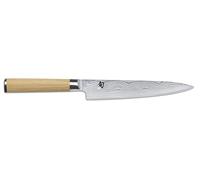 KAI Couteau universel Shun Classic White 15 cm – Damas 32 couches, VG MAX, bois de pakka
