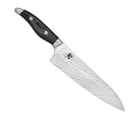 KAI Couteau de Chef Shun Nagare 20 cm – Lame Damas 72 couches VG2/VG10 – Pakkawood gris-noir