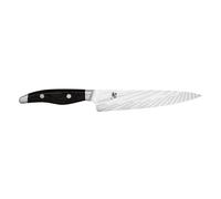 KAI Shun Nagare Black Couteau Utilitaire 15 cm - 72 couches acier damassé lame à double noyau VG 2 & VG 10 - bois de pakka noir - fabriqué à la main au Japon - petit couteau de chef forgé"