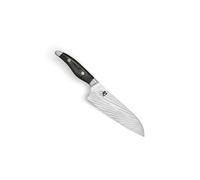 Kai couteau Santoku Shun Nagare Black, acier dual-core, bois de pakka, longueur de lame 18 cm, NDC-0702S
