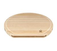 KAI Shun Planche Réversible Hinoki D-Type - utilisation double face, dos avec rigole à jus - cyprès japonais - dimensions 36 x 33 x 2,5 cm planche à découper planche en bois pour découper