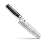 KAI Shun Premier Tim Mälzer Minamo Couteau Utilitaire Japonais 15.0 cm - Acier VG-Max avec 32 Couches de Damas, 61 HRC - Bois de Pakka - Fabriqué à la Main - Fabriqué au Japon, Couteau Universel