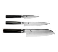 KAI Ensemble de couteaux de cuisine DMS-310, 3 pièces, Noir