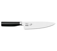 KAI Tim Mälzer Kamagata Couteau de Chef Japonais 20,0 cm Longueur de Lame - Acier Inoxydable 4116 Forgé - 56 (±1) HRC - Manche en POM Poli - Couteau de Cuisine de Chef - Fabriqué au Japon