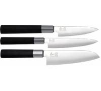 KAI Wasabi 67-W11 Set couteau d'office + couteau d'office + Santoku