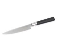 KAI Wasabi Black Couteau Utilitaire 15,0 cm de longueur de lame - acier inoxydable poli 6A/1K6 58 (±1) HRC - poignée en polypropylène noir - couteau polyvalent - Fabriqué au Japon