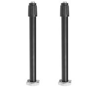 KAILIKETIY 2 Pièces Tube de Rehausse pour Ventilateur Pied Réglable Φ25 | Acier Inoxydable Brossé, Structure Modulaire Renforcée, Assemblage Rapide, Entretien Facile, des Vibrations
