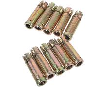 KAILIKETIY Ancrages Moletés Lot de 10 Haute Performance et Stabilité en Acier M8x50mm pour Béton pour Béton Plein Briques Pleines et Pierres Naturelles