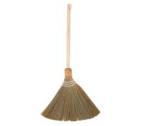 KAILIKETIY Balai de Ménage en Paille Naturelle avec Manche Amovible en Bois Balai Doux pour Poussière pour Garage et Jardin