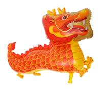 KAILIKETIY Ballon Facile à Démonter Dragon Rouge en Aluminium pour Décoration Festive du Nouvel An pour Fête en Famille ou Boutique