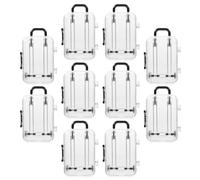 KAILIKETIY Boîte Emballage Créative Valise Transparente pour Dragées Mariage 12 Pièces, Design Mini Valise, pour Fête et Souvenir Cadeau