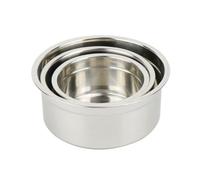 KAILIKETIY Boîte Hermétique Alimentaire Ronde en Acier Inoxydable 550ml avec Couvercle Transparent, pour Conserver Fruits et Légumes Lors de Repas en Plein Air