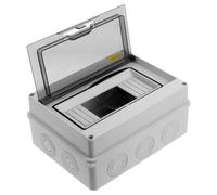 KAILIKETIY Boîtier Électrique Étanche Extérieur en Abs pour Camping et Usage Domestique, Distribution Multiple avec Protection L'eau et Montage Facile