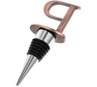 KAILIKETIY Bouchon de Bouteille de Vin Design Original et Artisanat Fin en Silicone et Alliage de Zinc Réutilisable pour Empêcher Fuites