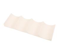 KAILIKETIY Casier à Bouteilles de Vin en Plastique Blanc, Design Européen Horizontal Rainures Ondulées, Empilable et Gain de Place, pour Mini Frigos et Réfrigérateurs, Capacité 10 Bouteilles