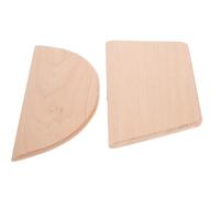 KAILIKETIY Emporte-pièces en Bois Styles Demi-cercle et Trapèze 2pcs Outil Pratique pour Gratter et Couper pour Pâte Racleur à Pâte Cuisine la Maison ou Hôtel