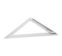 KAILIKETIY Équerre Triangulaire à Large Base en Alliage D'aluminium 90 Degrés 200mm, Règle de Mesure Précise pour Outillage Menuiserie et Relevés