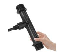 KAILIKETIY Injecteur Venturi pour Fertilisation Liquide et Arrosage des Plantes Irrigation Agricole 3/4'' en Plastique Noir, Kit de Système D'irrigation Facile à Utiliser