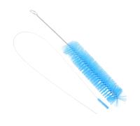 KAILIKETIY Kit de 2 Brosses Flexibles Déboucheur Bleu en Acier Inoxydable et Nylon pour Nettoyage de Tuyaux pour Sèche-linge et Réfrigérateurs