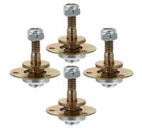 KAILIKETIY Kit de 4 Pièces de Roulements en Fer Haute Précision pour Chaise Berçante, Pièces de Rechange Dorées pour Meubles Bascule