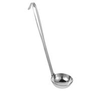 KAILIKETIY Louche à Soupe pour Servir Sauces et Potages en Acier Inoxydable 80ml avec Manche Long et Crochet Ergonomique Lors D'événements de Restauration