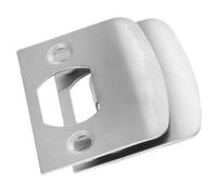 KAILIKETIY Plaque de Gâche Kit de Renfort Serrure Fiable en Acier Inoxydable 1-5/8 Pouces 2pcs Haute Résistance Film Protecteur pour Porte Intérieure et Extérieure