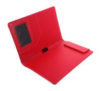 KAILIKETIY Porte-bloc Magnétique Rouge en Pu Solide pour Menu et Tickets, Support A5 Pratique pour Restaurant et Bureau, Maintien Sécurisé des Papiers