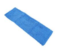 KAILIKETIY Tête de Balai Lingette de Remplacement Bleue en Fibre Synthétique Lavable en Machine, Sécurisée pour Sols, pour Restaurant et Magasin
