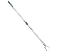 KAILIKETIY Tringle à Linge Extensible en Acier Inoxydable Crochet, Matériau Robuste et Design à Tête Fourche pour Balcon et Usage Polyvalent, Longueur 94 Cm Plusieurs Styles