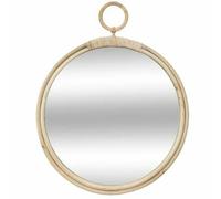 Atmosphera - Miroir Gousset - rotin D38 cm